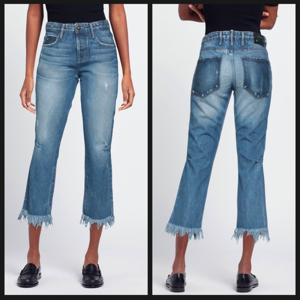Tortoise Los Angeles Jeans Distressed/Raw Hem
